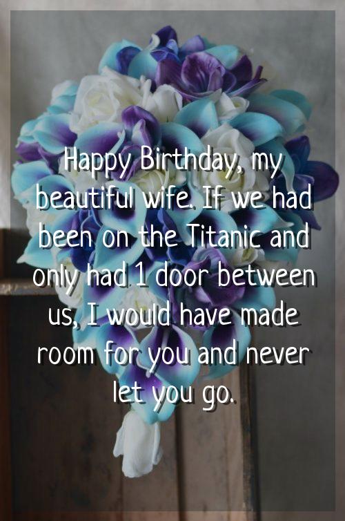 birthday wishes for wife english